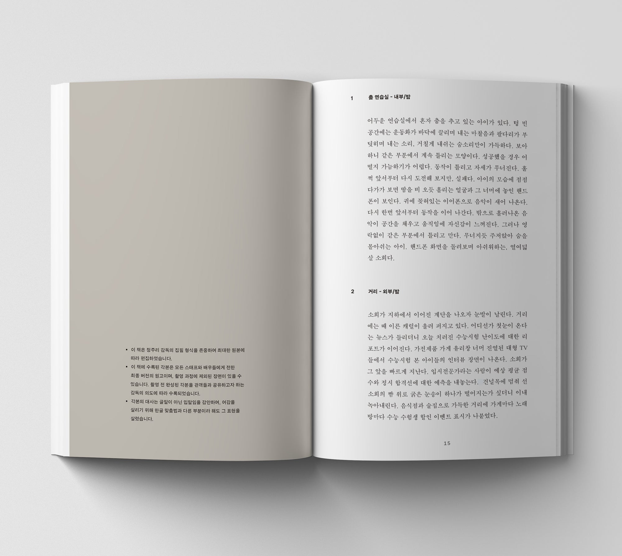 Next Sohee: Screenplay Book