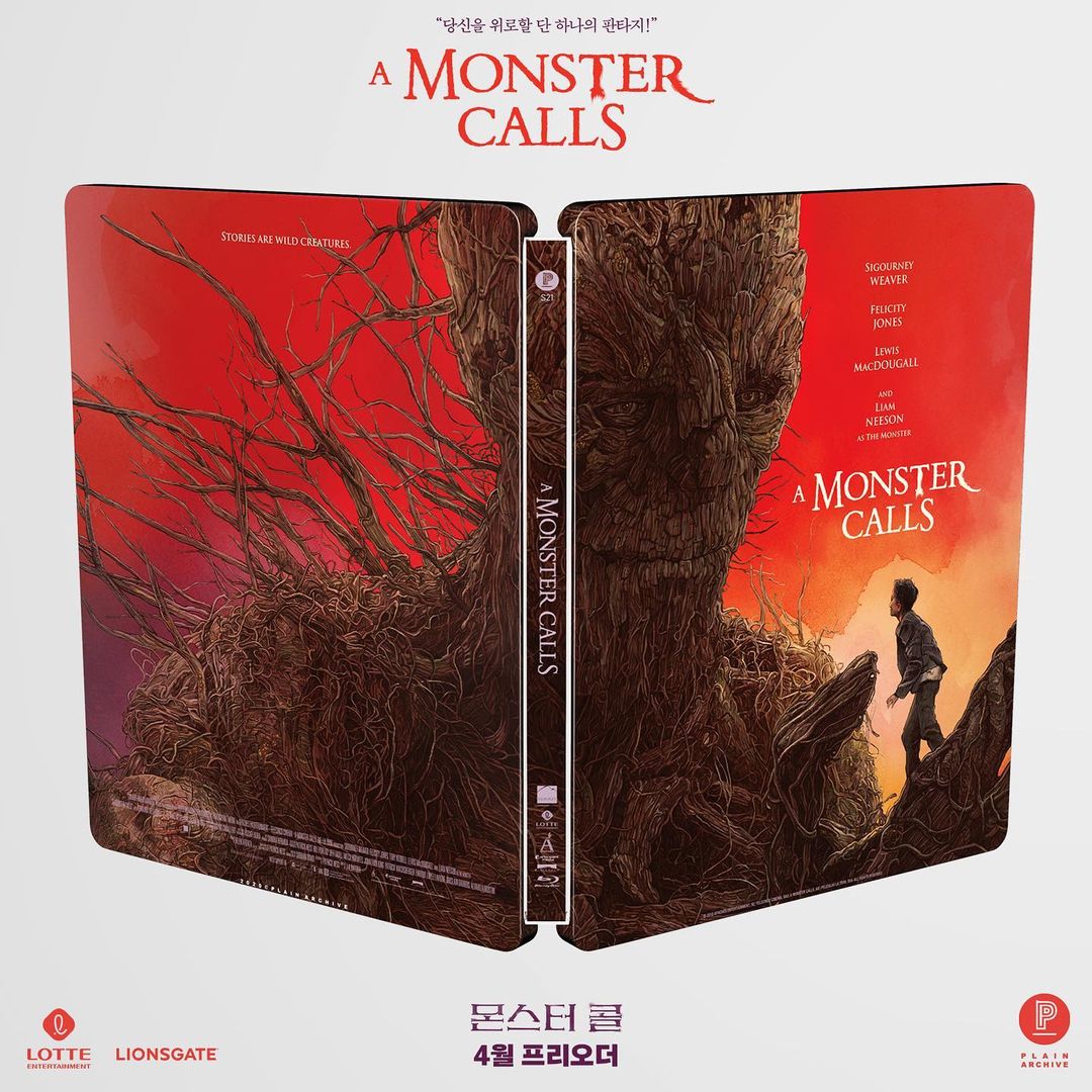 A Monster Calls: Steelbook with 1/4 Slip