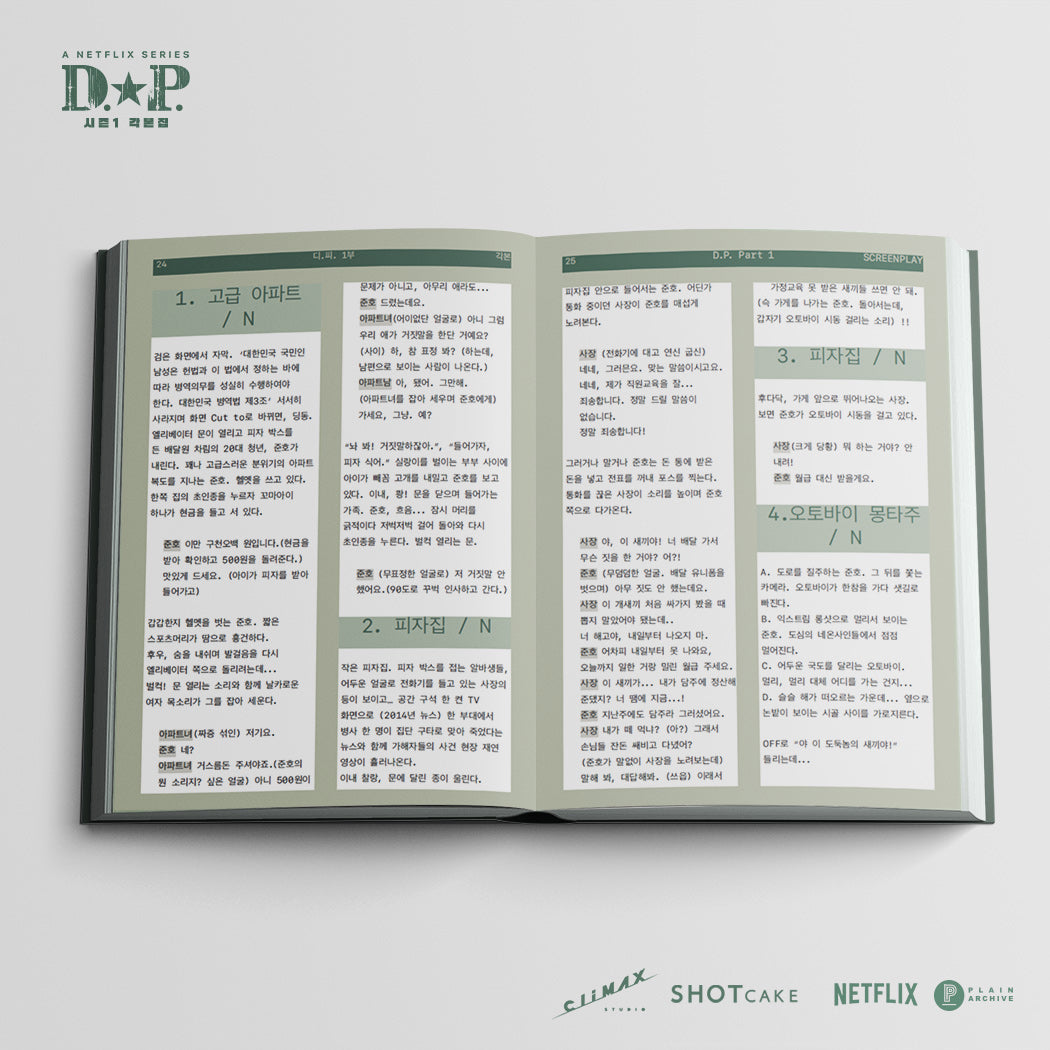 D.P. Season 1: Screenplay Book (Paperback Edition)