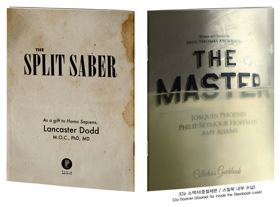 THE MASTER Steelbook with 1/4 Slip (Hologram & Gold foil finish)