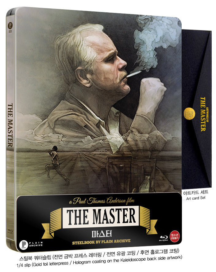 THE MASTER Steelbook with 1/4 Slip (Hologram & Gold foil finish)