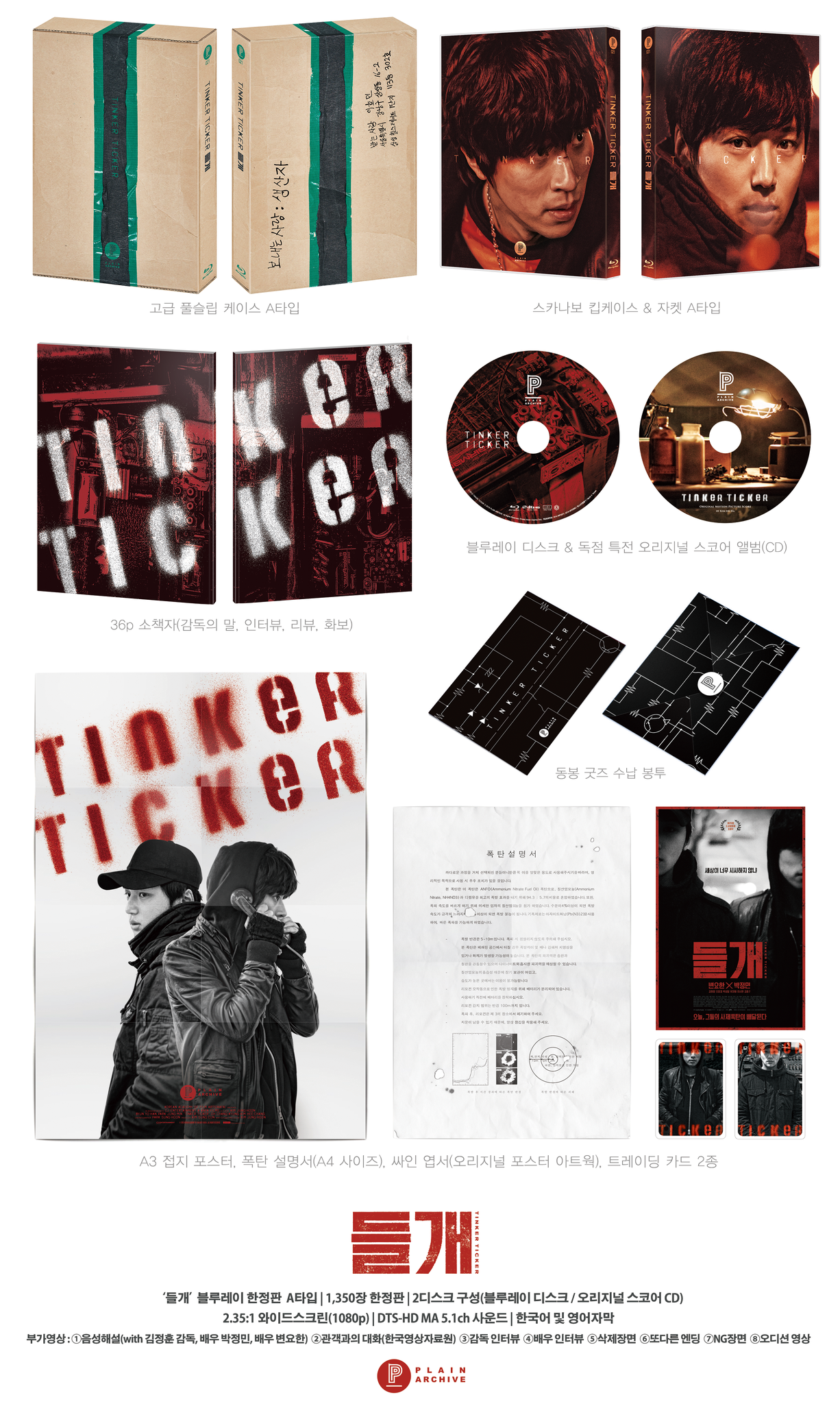 TINKER TICKER : Design A (PA021)