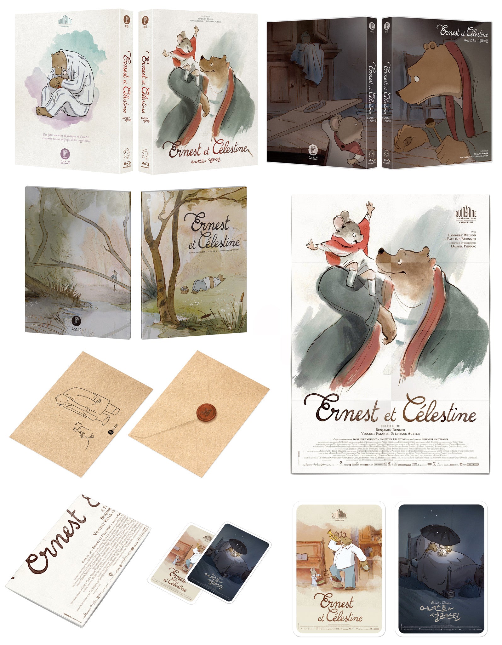 Ernest & Celestine (Design A) : LIMITED EDITION (PA015)