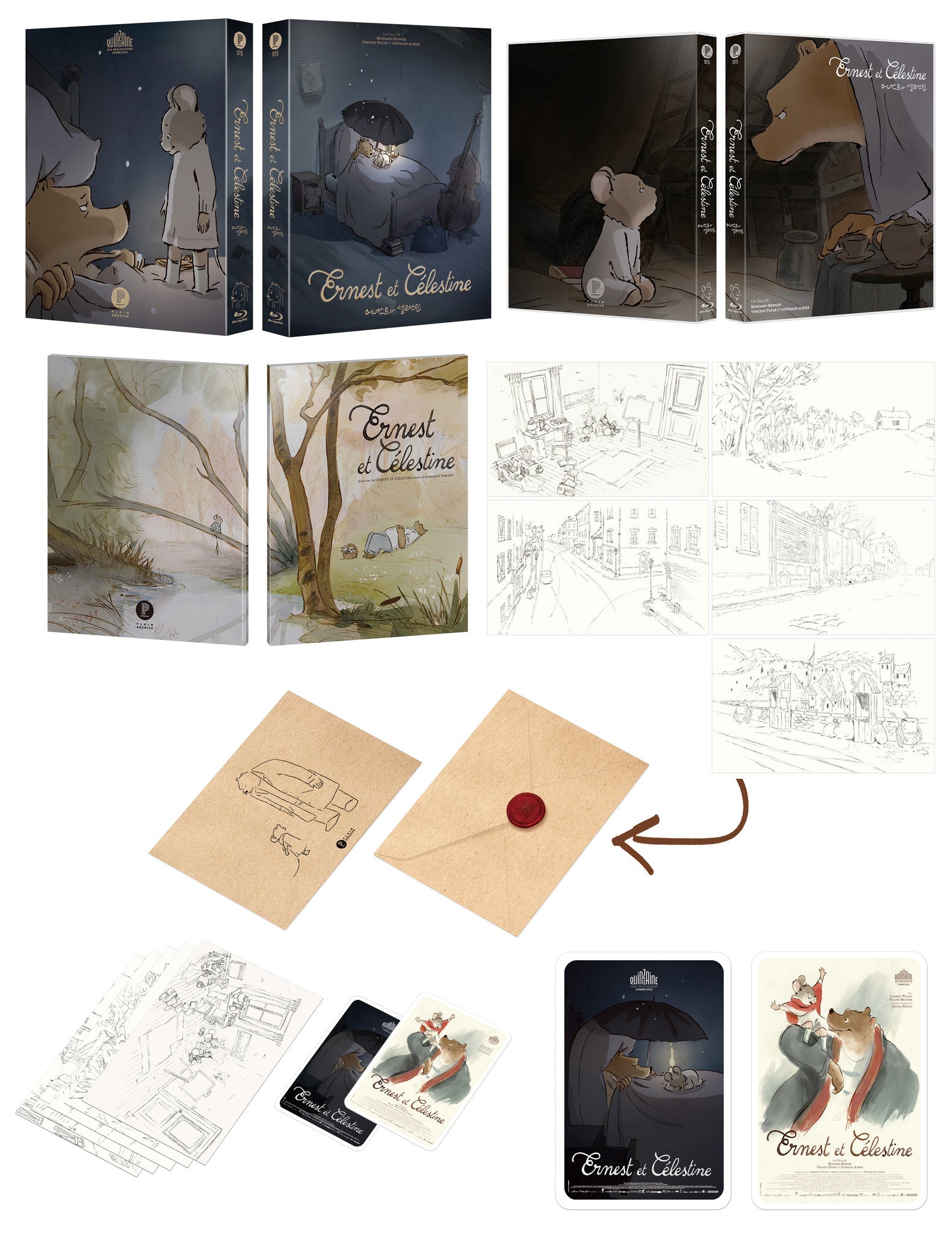 Ernest & Celestine (Design B) : LIMITED EDITION (PA015)