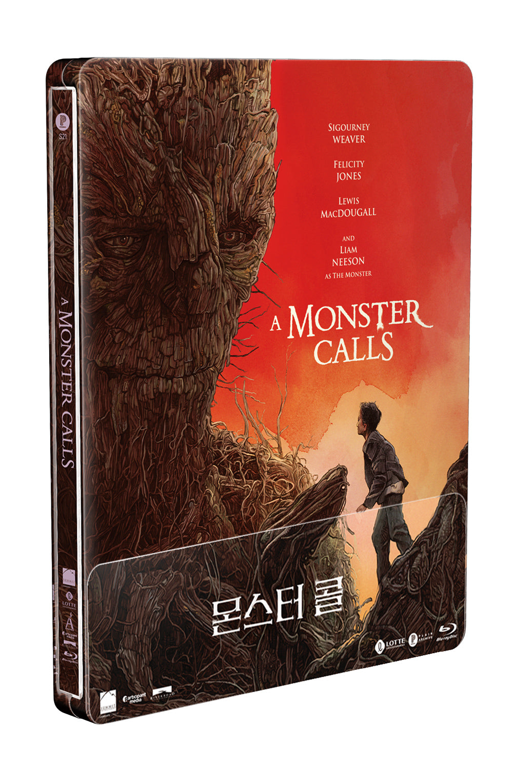 A Monster Calls: Steelbook with 1/4 Slip