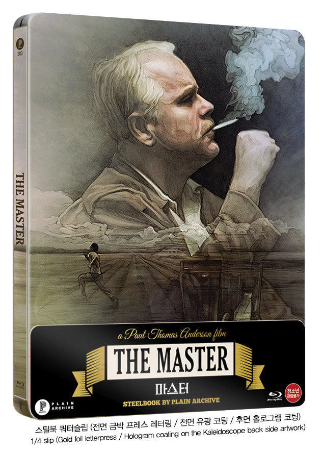 THE MASTER Steelbook with 1/4 Slip (Hologram & Gold foil finish)