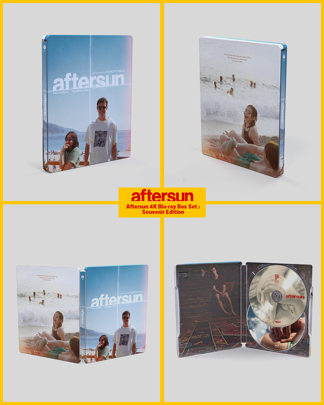 Aftersun 4K Steelbook Souvenir Edition
