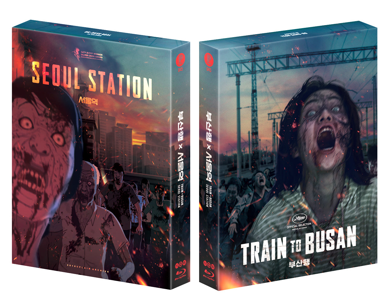Train to Busan × Seoul Station Steelbook: Triple Pack (Full Slip A+B+C)